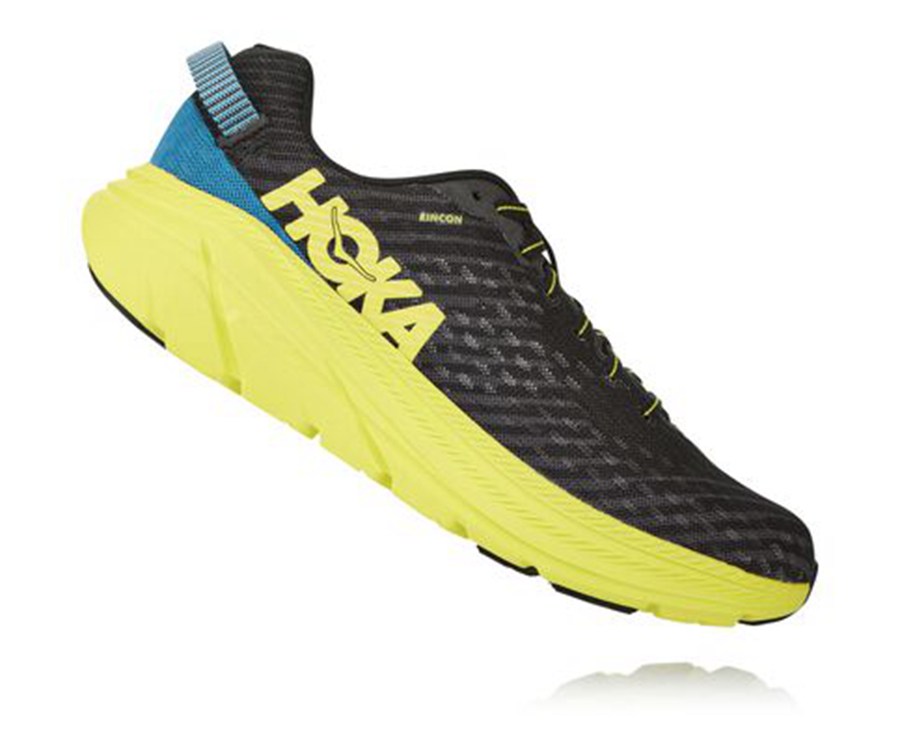 Hoka One One Hardloopschoenen Heren - Rincon - Zwart/Groen - XS4029351